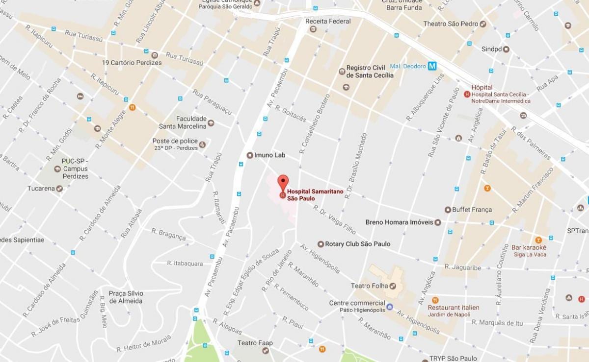 São Paulo hospital karta