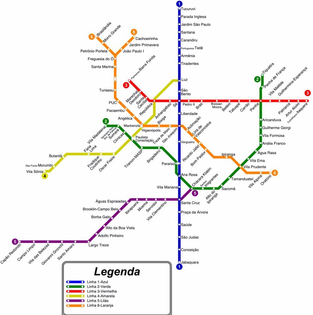 Sao Paulo metro karta som pdf