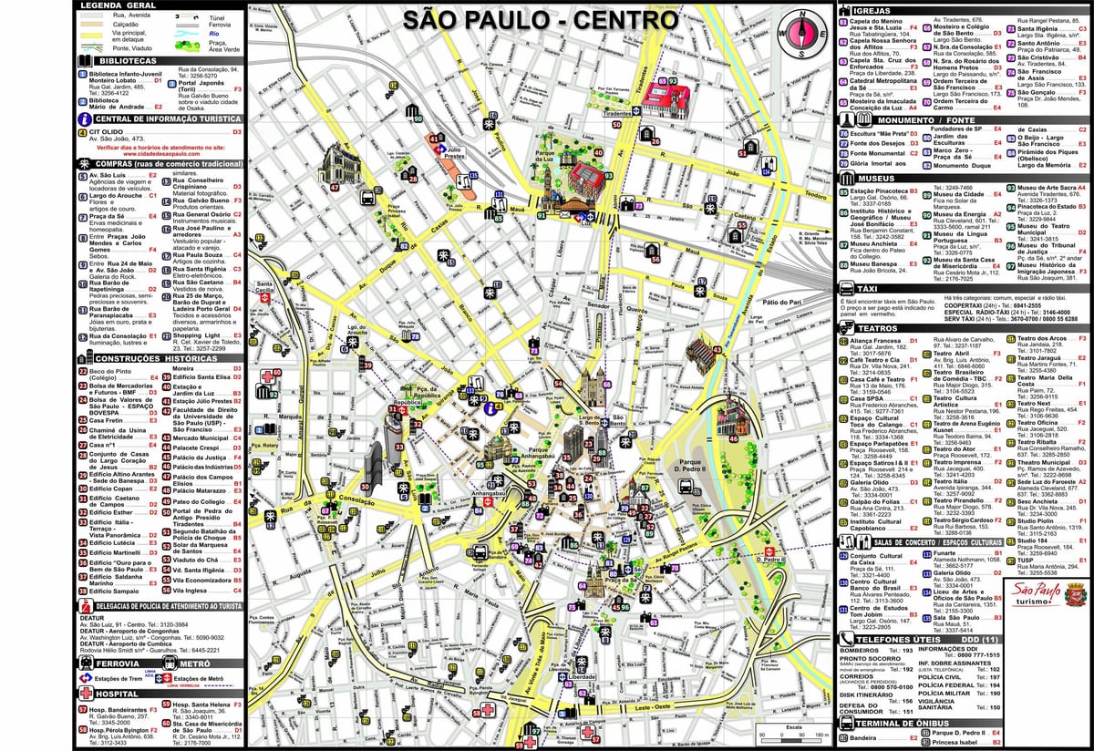 São Paulo street map