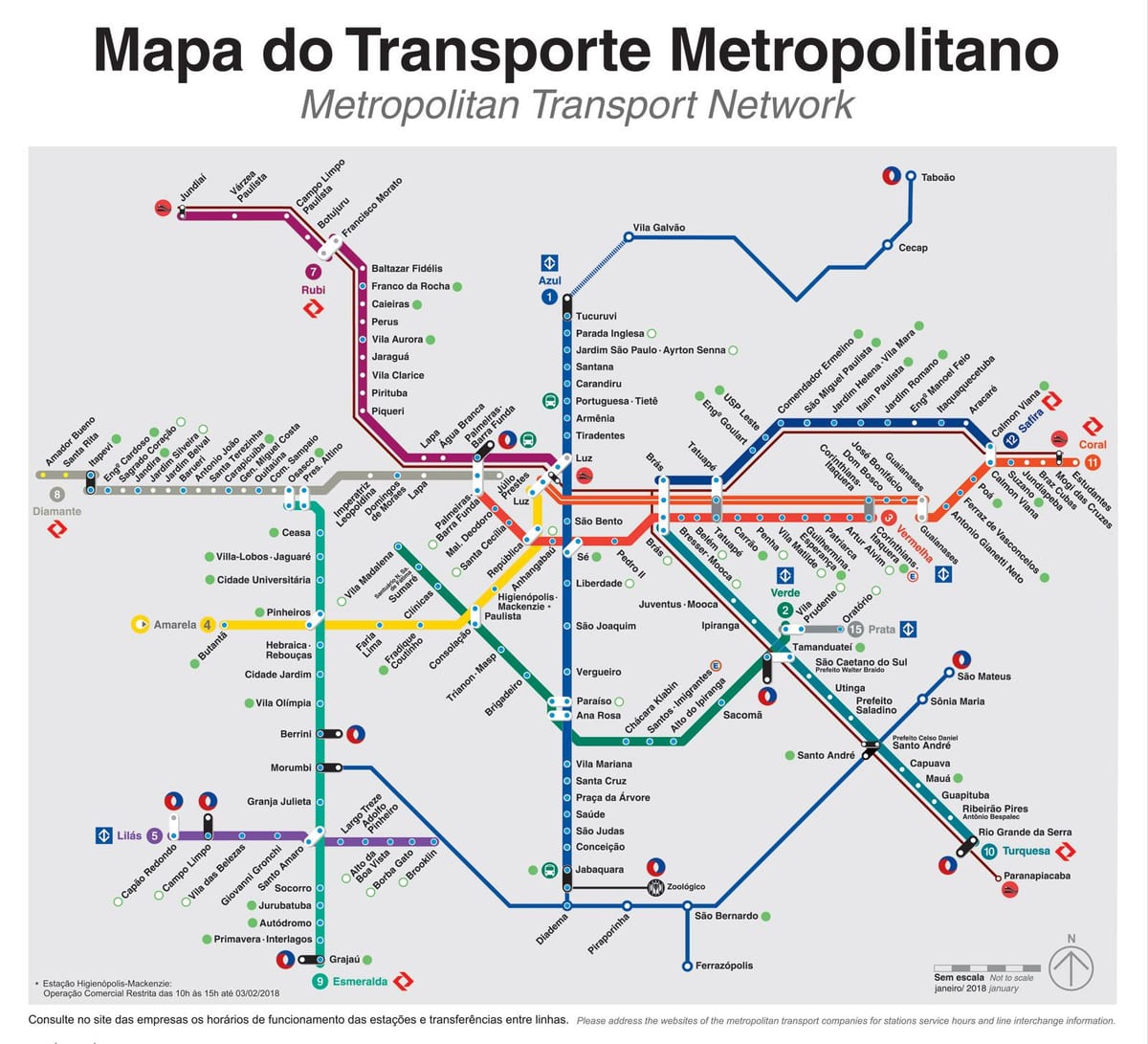 São Paulo transport karta