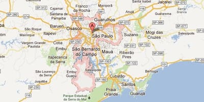 Google karta Sao Paulo