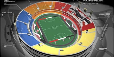 São Paulo stadion karta